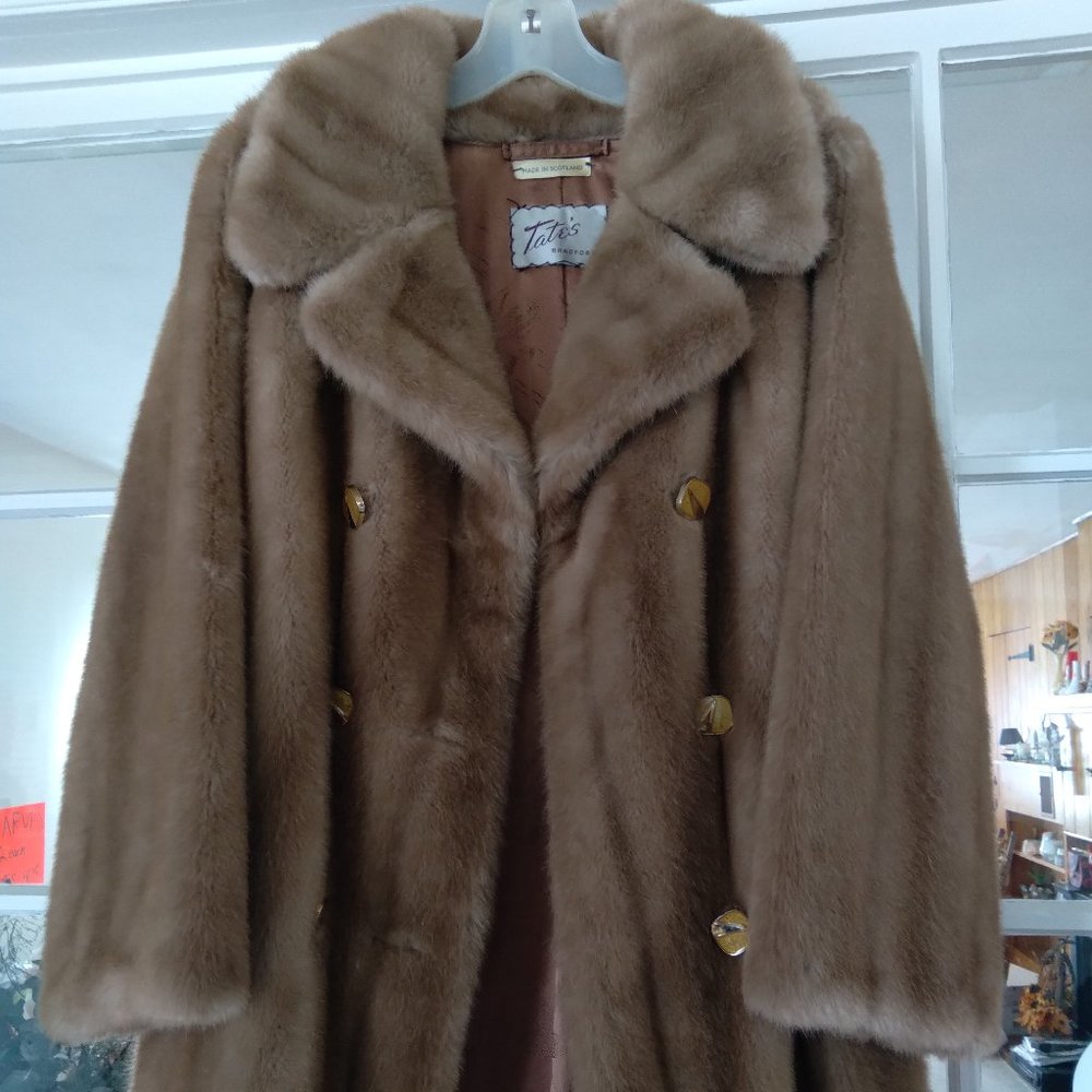 Lykafur Vintage Vegan Fur Coat